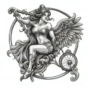 Swinger tattoo design idea