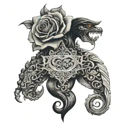 this love will keep through blinding of the eyes, silence in the ears, darkness of the mind tattoo design idea