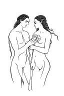 Orpheus And Eurydice tattoo design idea