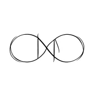 infinity met letter n en j tattoo design idea