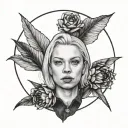 Phoebe Bridgers tattoo design idea