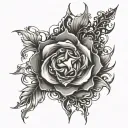 ocd enxity tattoo design idea