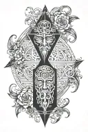 yahweh tattoo design idea