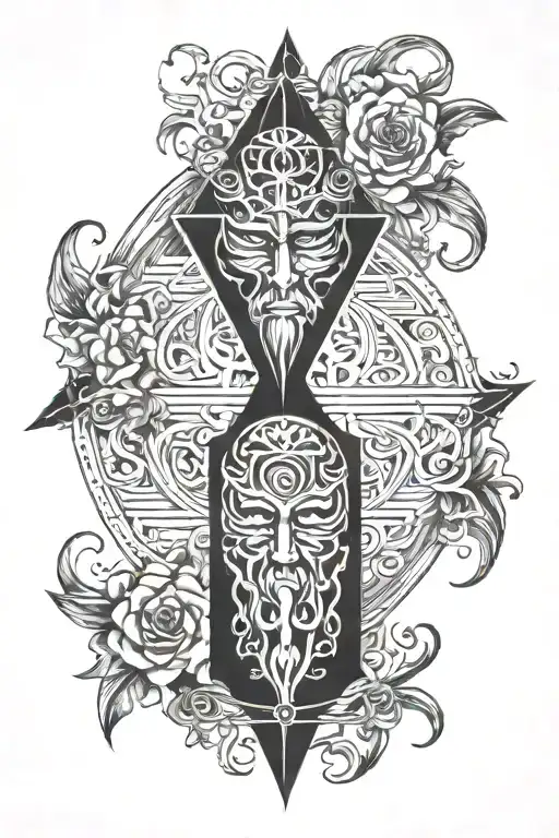 yahweh tattoo design idea