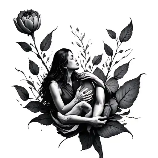 something that represents holding on enduring pain, falling but trying again against the odds, flawed but not losing tattoo design idea