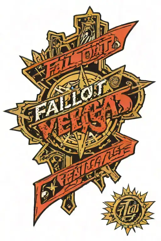 Fallout New Vegas Sign tattoo design idea
