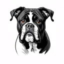 Boxer tattoo design idea