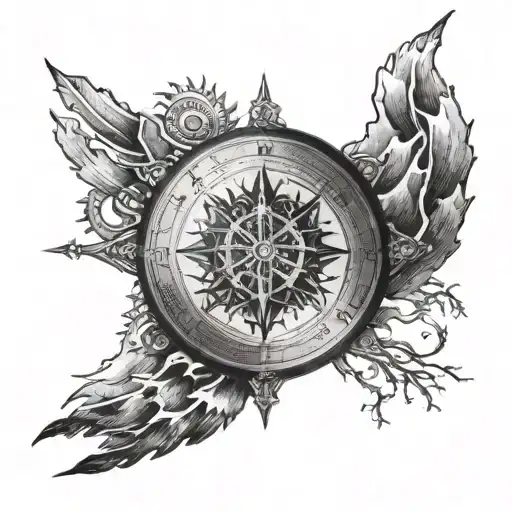 Helm Of Awe tattoo design idea