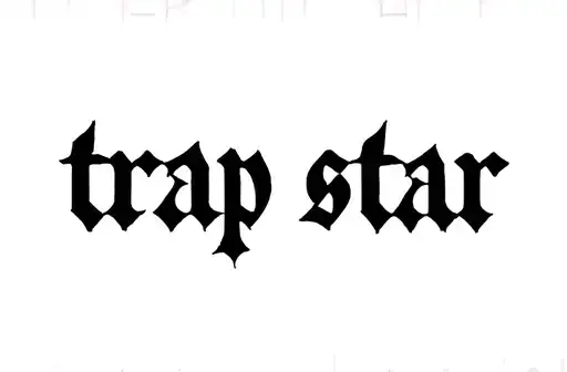 "trap star" tattoo design idea
