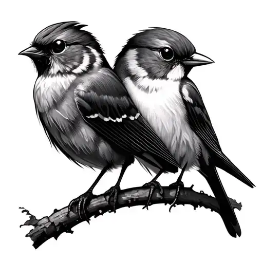 3 Little Birds tattoo design idea