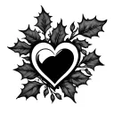 holly love tattoo design idea