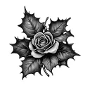 holly love tattoo design idea