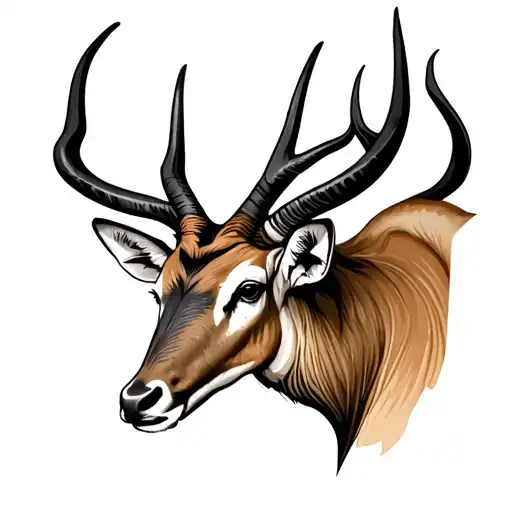 Eland tattoo design idea