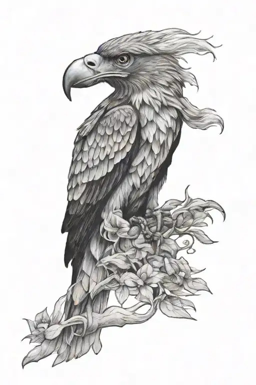buzzard tattoo tattoo design idea