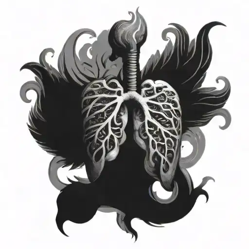 My lungs fill with fire, exhale desire. I know it is dire, my time today. tattoo design idea