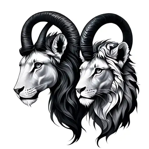 Capricorn leo and gemini tattoo design idea