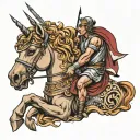 Alexander the Great tattoo design idea