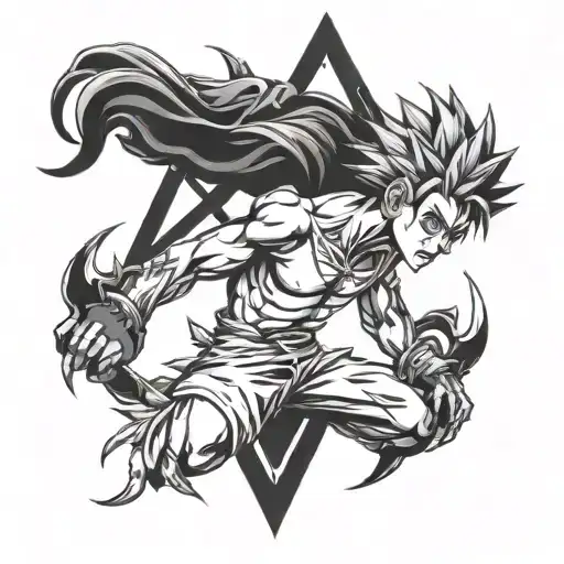 judgement chain hunter x hunter tattoo design idea