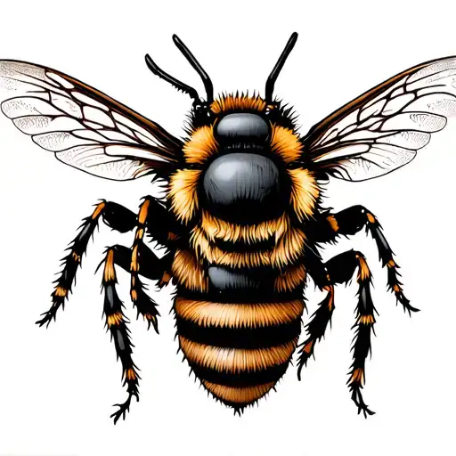 Bee Hive tattoo design idea