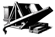 guillotine tattoo design idea