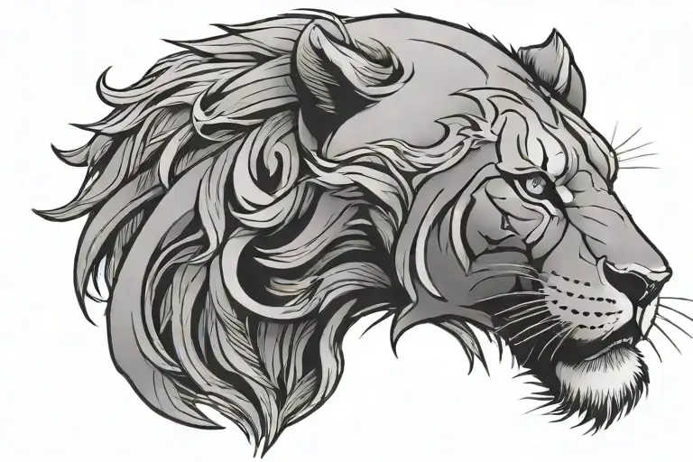 detroit lions tattoo design idea