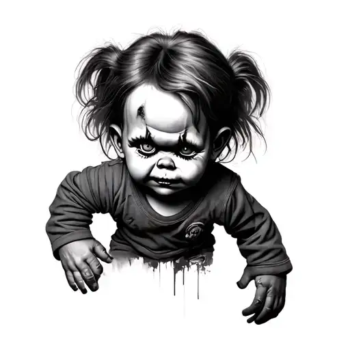 Chucky tattoo design idea