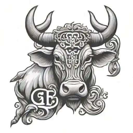 cattle brand tattoo design idea