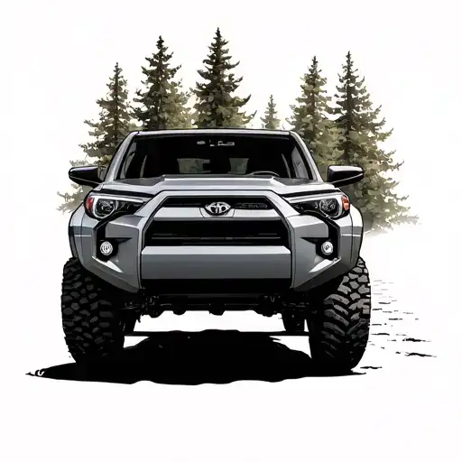 4runner tattoo design idea