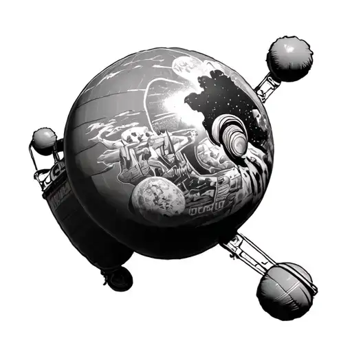 astroworld inflatable by Travis Scott  tattoo design idea