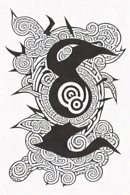 Naruto Curse Seal Mark tattoo design idea