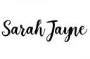 "Sarah Jayne" tattoo design idea