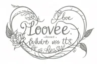 Love is not about hurting each otherBut if I trust, then trust me as an equal tattoo design idea