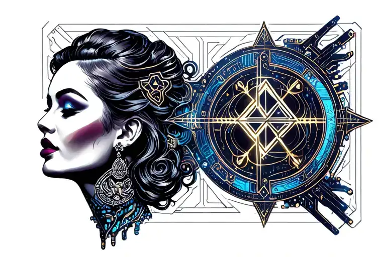 madonna singer logo tattoo design idea