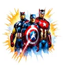 All Avengers tattoo design idea