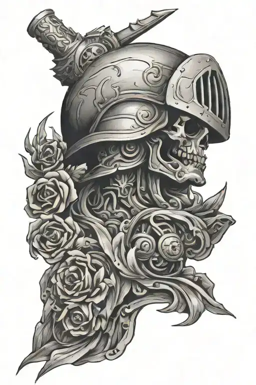 steel giant tattoo design idea