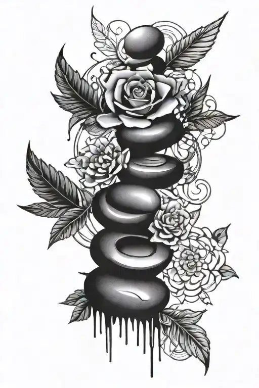 sport, tourism, medicine, massage, aspiration tattoo design idea