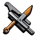 Carpenter tools tattoo design idea