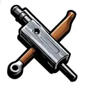 Carpenter tools tattoo design idea