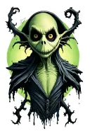 oogie boogie nightmare before Christmas tattoo design idea