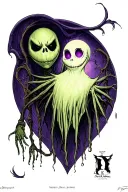 oogie boogie nightmare before Christmas tattoo design idea
