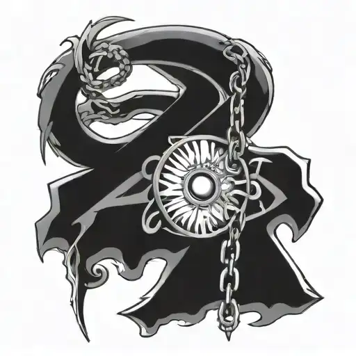 Kurapika Chain tattoo design idea