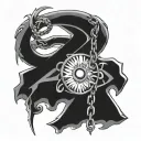 Kurapika Chain tattoo design idea
