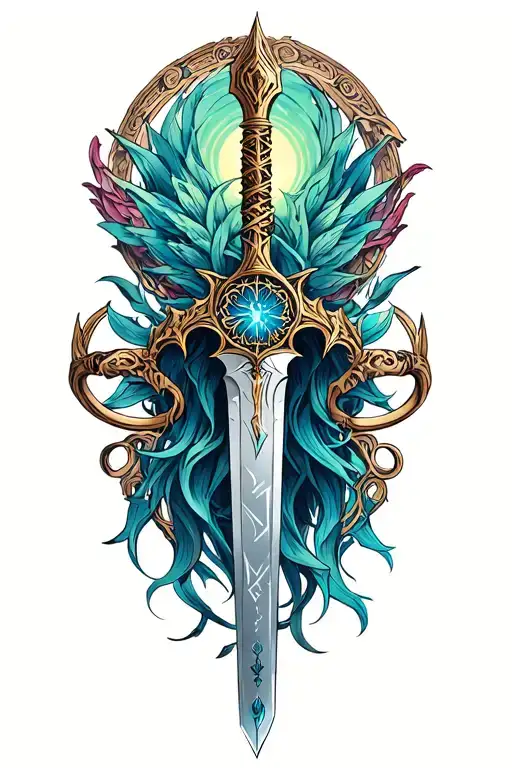 malenia blade of miquella from elden ring tattoo tattoo design idea