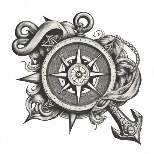 Nautical Compass Ink 4,500+ Nautical Tattoos in 2026 - BlackInk AI