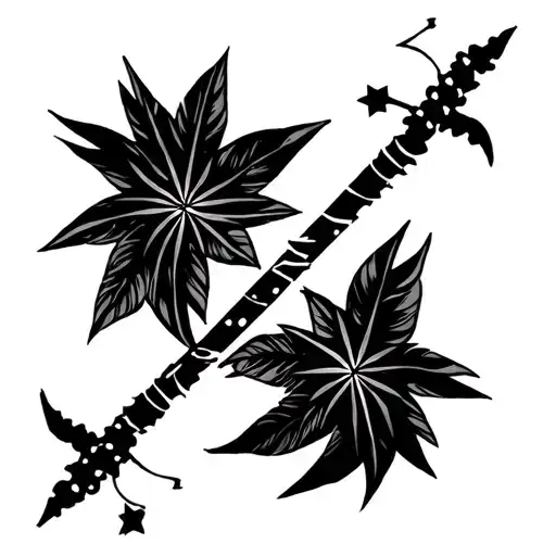 costa rican culture 3 stars tattoo design idea