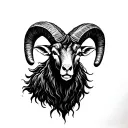 aries ram tattoo design idea