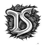 initial D S tattoo design idea