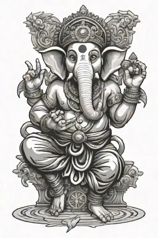 ganesha tattoo one piece luffy tattoo design idea