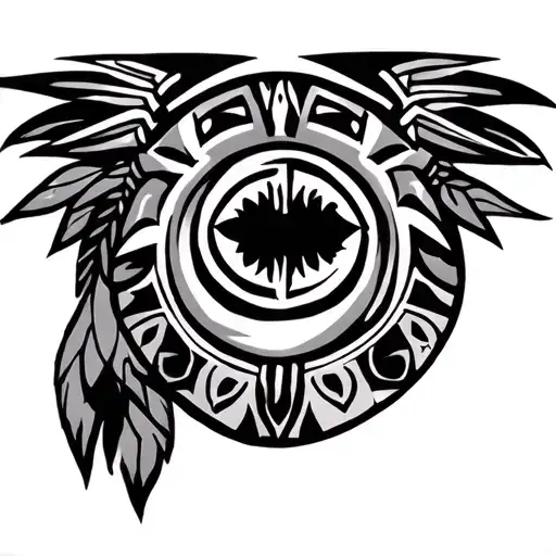 Cherokee Tribal tattoo design idea