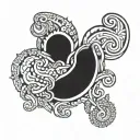 boys anus tattoo design idea